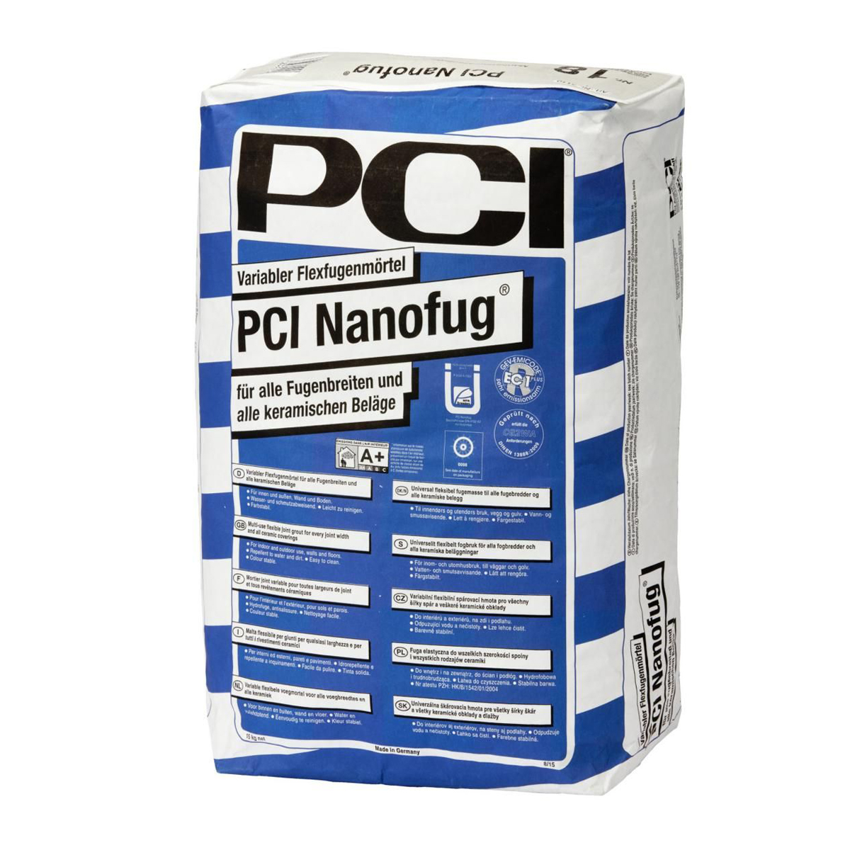 Fugenmörtel für alle Steingut- und Steinzeugbeläge und für innen und außen PCI Nanofug-BEN10186.23 Fugenmörtel für alle Steingut- und Steinzeugbeläge und für innen und außen PCI Nanofug-BEN10186.23