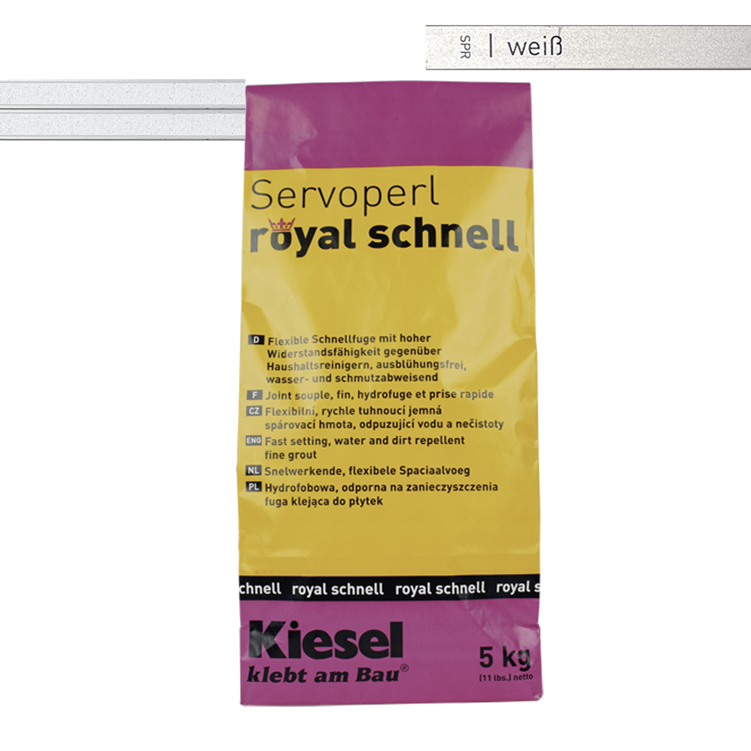 Fliesenfugen für Bodenfliesen Wandfliesen und Mosaikfliesen Servoperl royal schnell 5KG-BEN10013M Fliesenfugen für Bodenfliesen Wandfliesen und Mosaikfliesen Servoperl royal schnell 5KG-BEN10013M