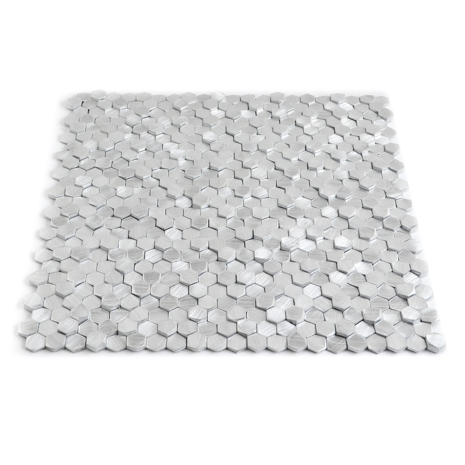 Aluminium Mosaikfliesen Medlen Gebürstet  3D-BEN10213