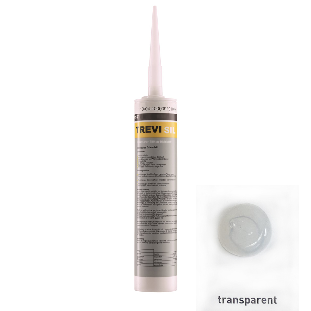 Silicon Silikon Silikonfuge Fugenmasse Elastischer TREVISIL-BEN10086.9 Silicon Silikon Silikonfuge Fugenmasse Elastischer TREVISIL-BEN10086.9