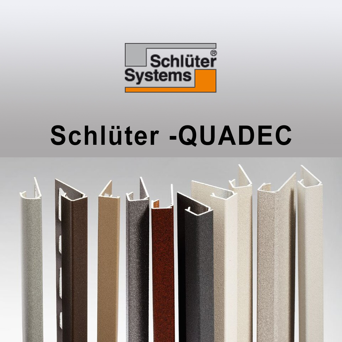 Tegelrails 6 mm tegelprofiel Schlüter rail Quadec roestvrij staal 2,5 rm