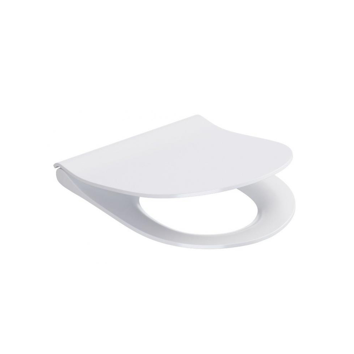 Ovale WC-zitting Slim Danpasar softclosing mechanisme