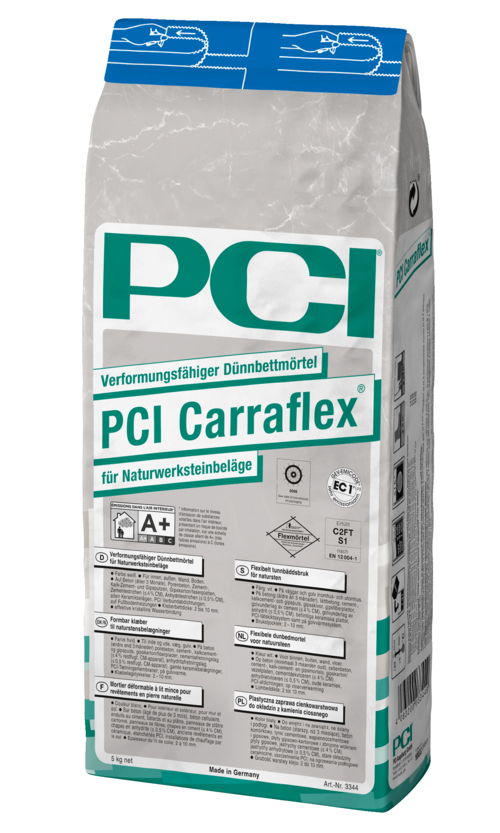PCI Carraflex Tegellijm Lijmmortel grijs voor natuursteenbekleding