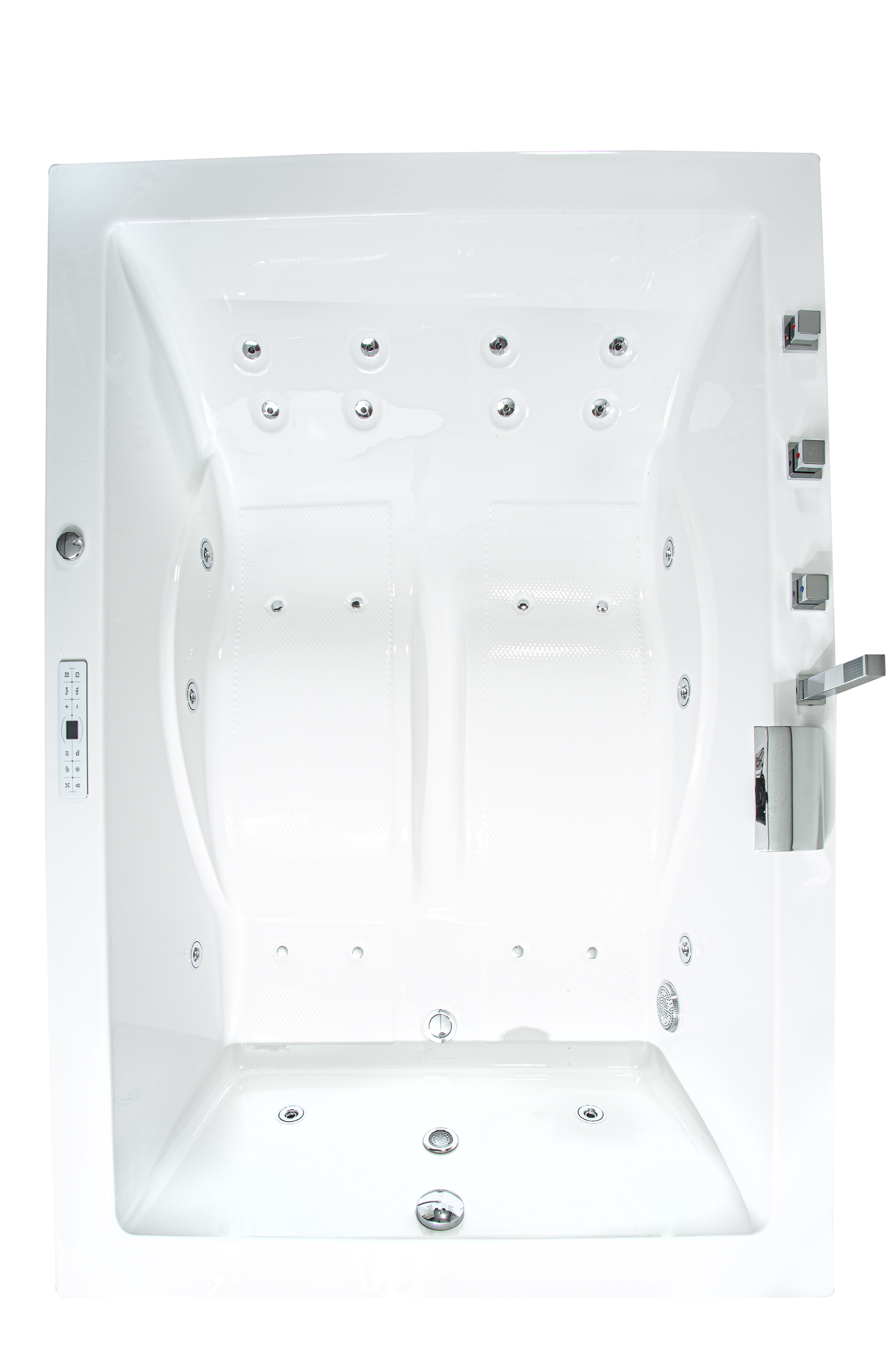 Badewannen Whirlpool mit 24 Massagedüsen Spa Bali Tenganan THREE in weiss MADE IN GERMANY-BEN10153.37 Badewannen Whirlpool mit 24 Massagedüsen Spa Bali Tenganan THREE in weiss MADE IN GERMANY-BEN10153.37