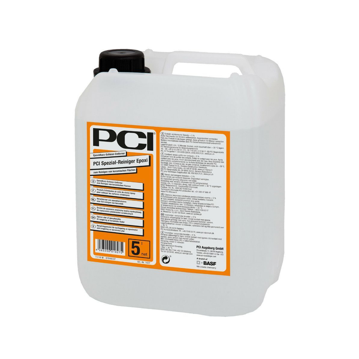 PCI Spezial-Reiniger Epoxi Reiniging van epoxyharsvlekken op keramische oppervlakken